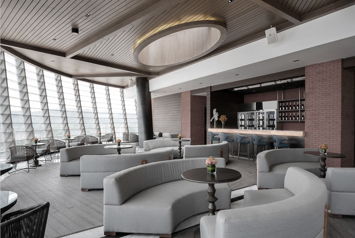 未來(lái)智能風(fēng)格的高端酒店設(shè)計(jì)，將科技與人性化設(shè)計(jì)巧妙融合